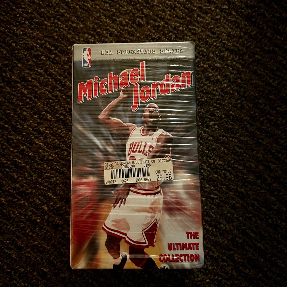 Vintage VHS Tape Michael Jordon